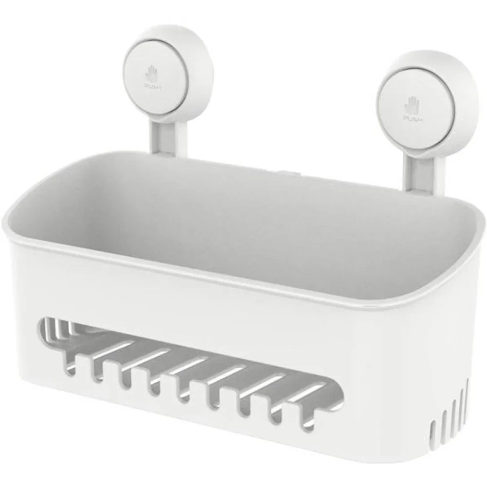 Shower Caddy Suction Cup Shower Shelf Suction Shower Basket Removable Powerful